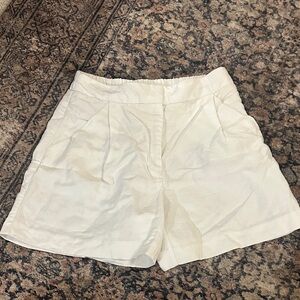 Wilfred White Linen Blend trouser Shorts, 6